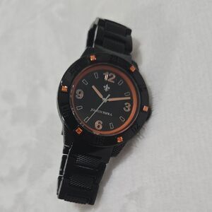 New Judith Rpika Black and Orange Watch